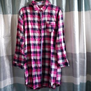 Plaid Longsleeve Dress